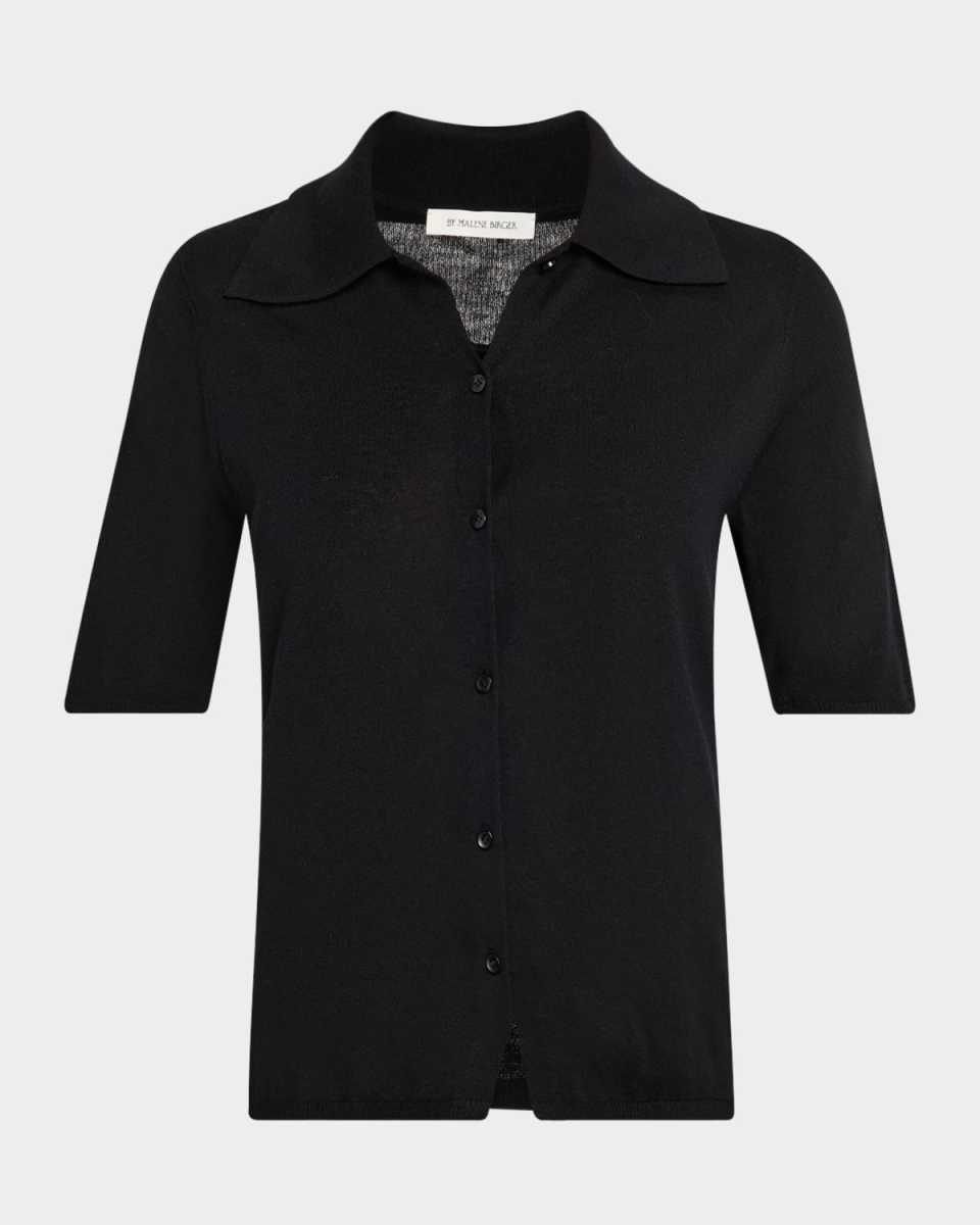 Dotta Knit Wool-Silk Blous